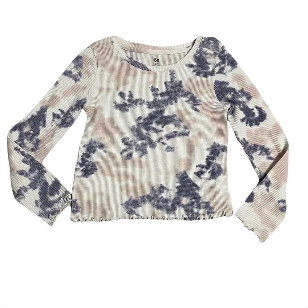 SO Girls Size 7 Long Sleeve Shirt